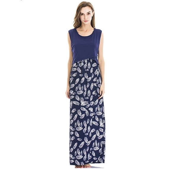 postpartum maxi dress